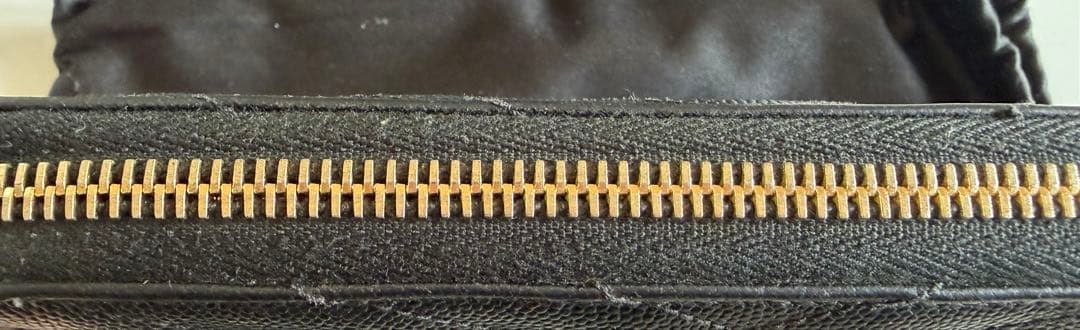 ヴ*★様 SAINT LAURENT ブラック長財布