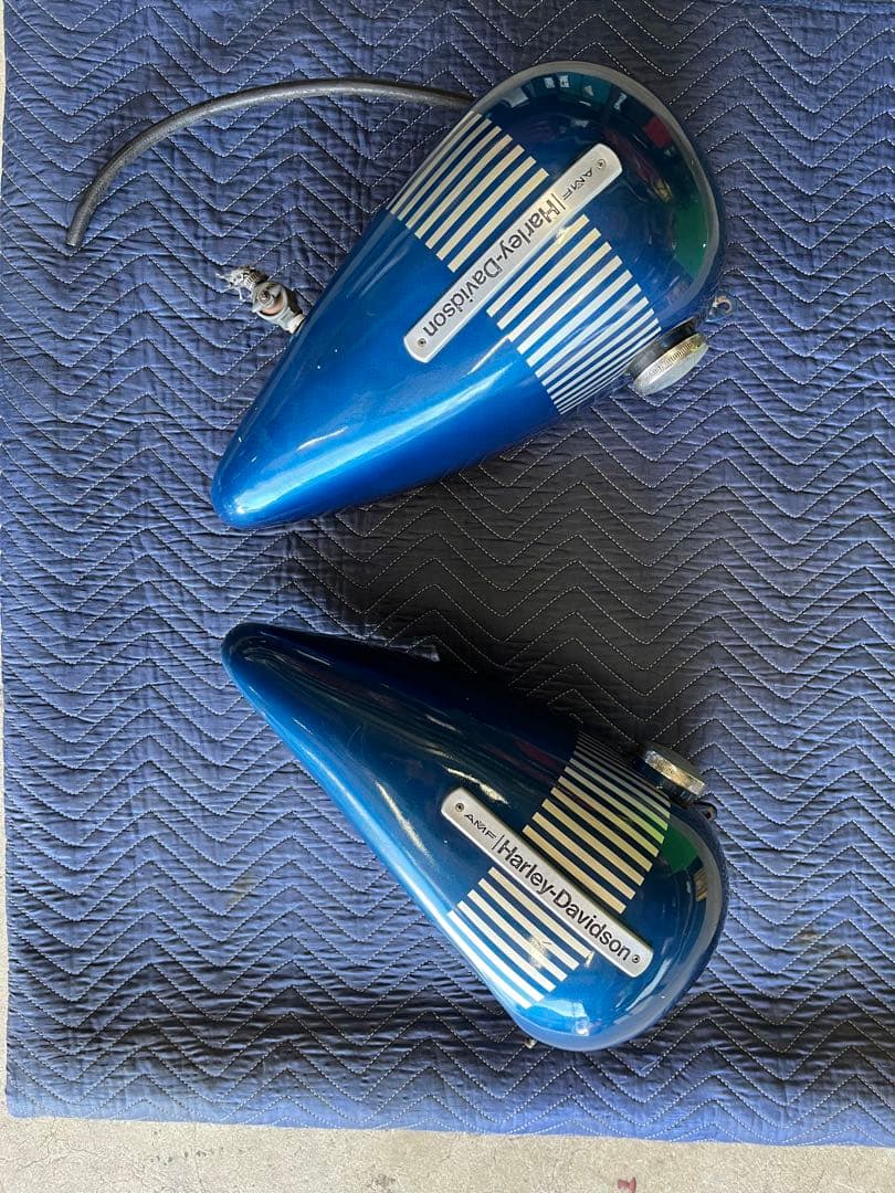 Harley-Davidson ショベル，パンヘッド当時物分割タンク