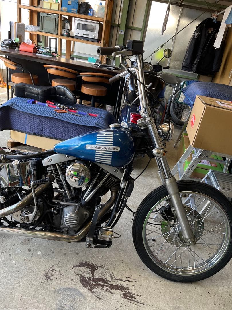 Harley-Davidson ショベル，パンヘッド当時物分割タンク