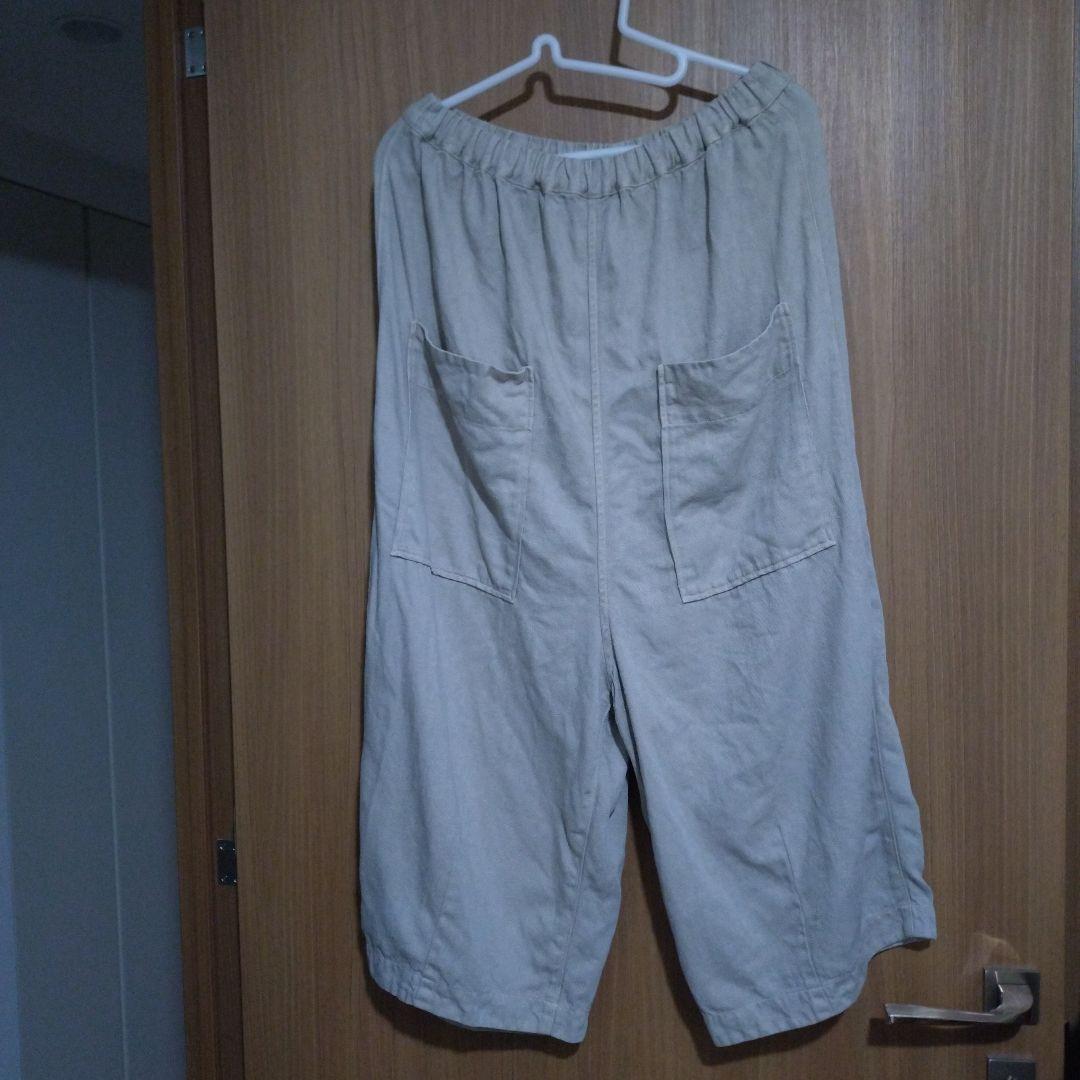 tumugu ソリトリネン 8分丈 パンツ SAND タグあり