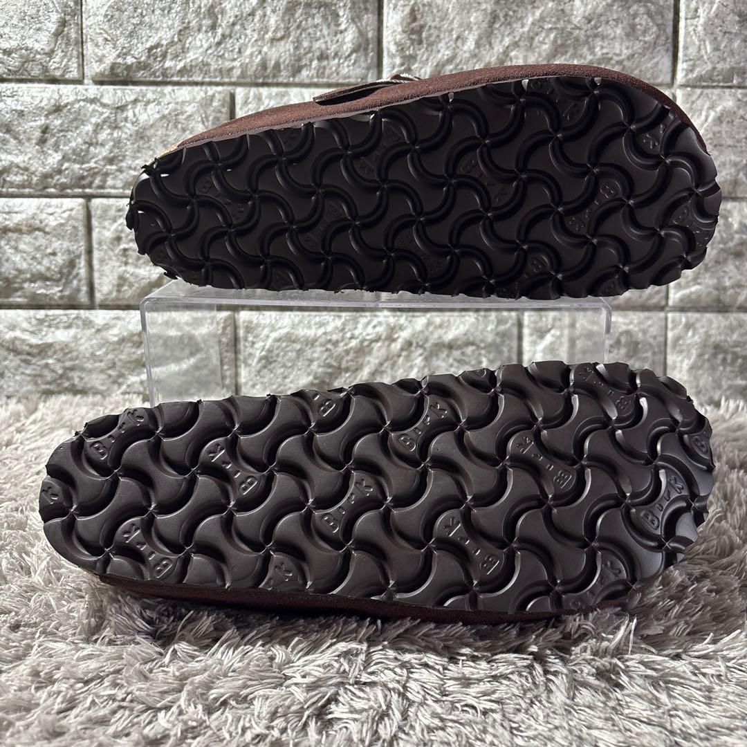 新品❣️BIRKENSTOCKビルケンシュトック ボストン 内ボア 茶 箱タグ付✨