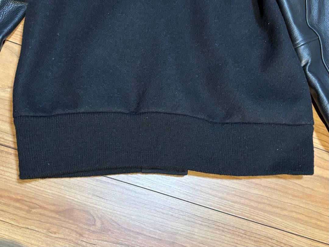 ☆*☆様 GB SPORTS レザースタジャン オールブラックUSA製 ゴールデ