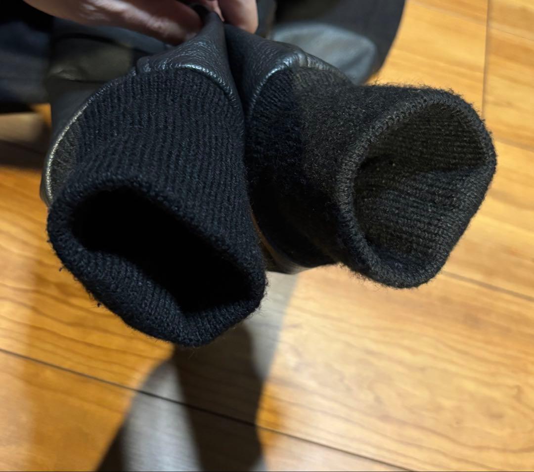 ☆*☆様 GB SPORTS レザースタジャン オールブラックUSA製 ゴールデ