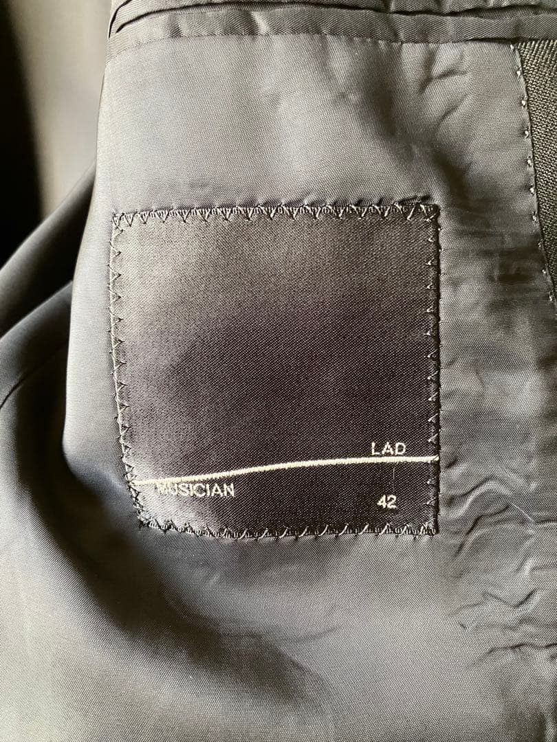 LAD MUSICIAN ナノブラックスーツ 上下セットアップ