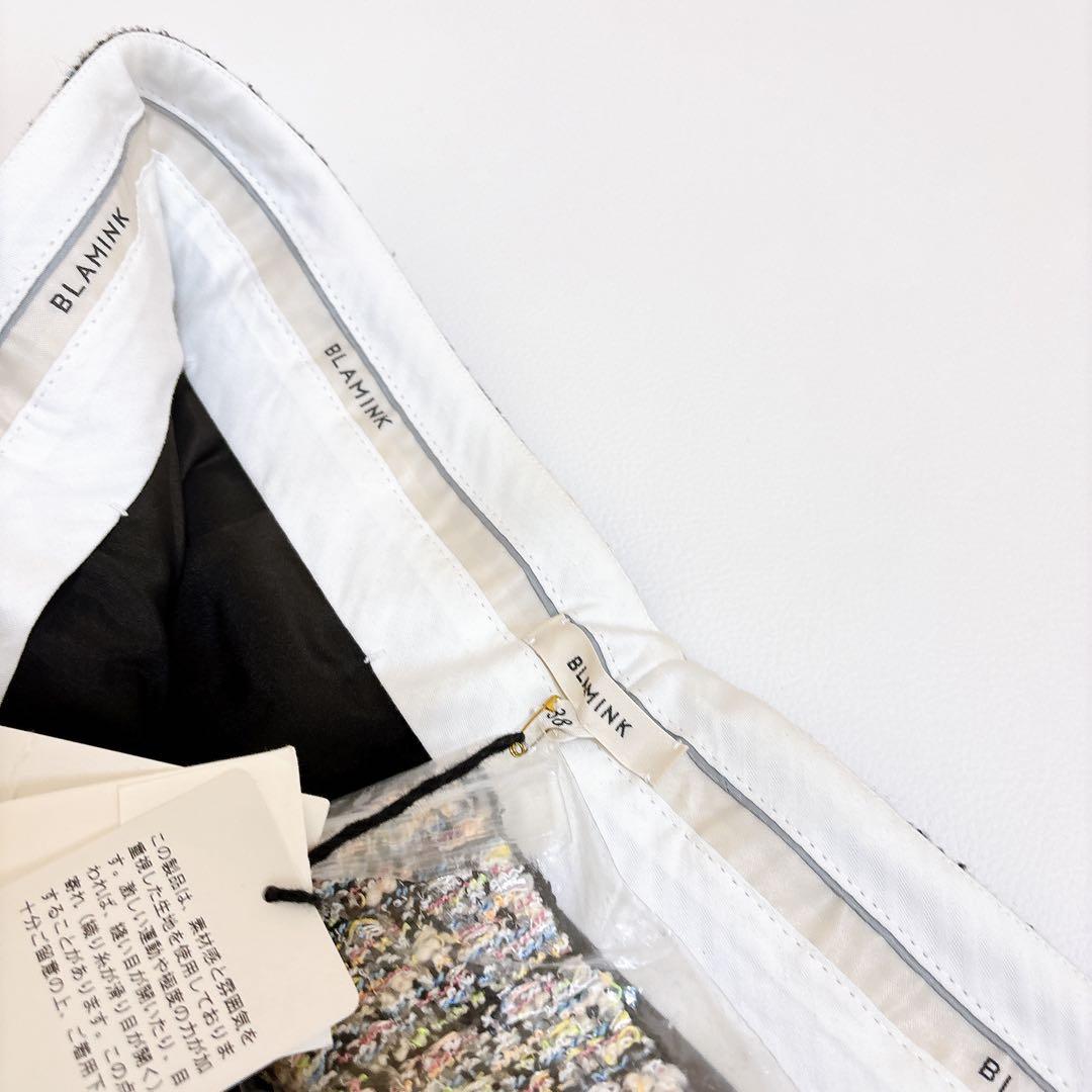新品未使用☆BLAMINK ミックスツイード ショートパンツ 定価¥12万
