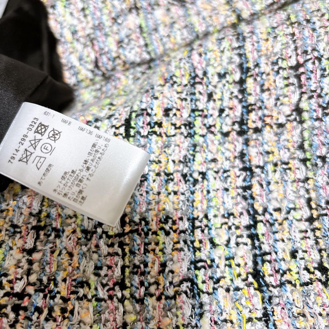 新品未使用☆BLAMINK ミックスツイード ショートパンツ 定価¥12万