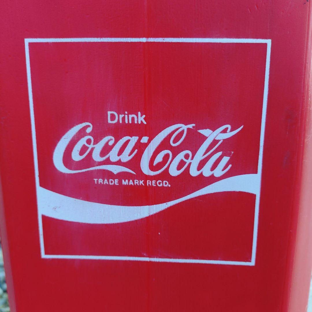 昭和50年代レトロ、コカ・コーラ、プラスチック空缶入れ