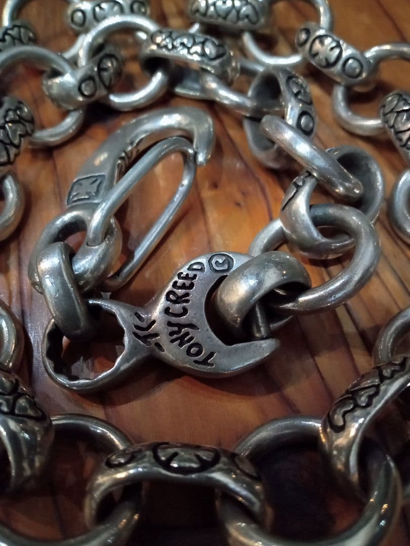 Tony Creed トニークリードクロス&ハートカスタムウォレットチェーン