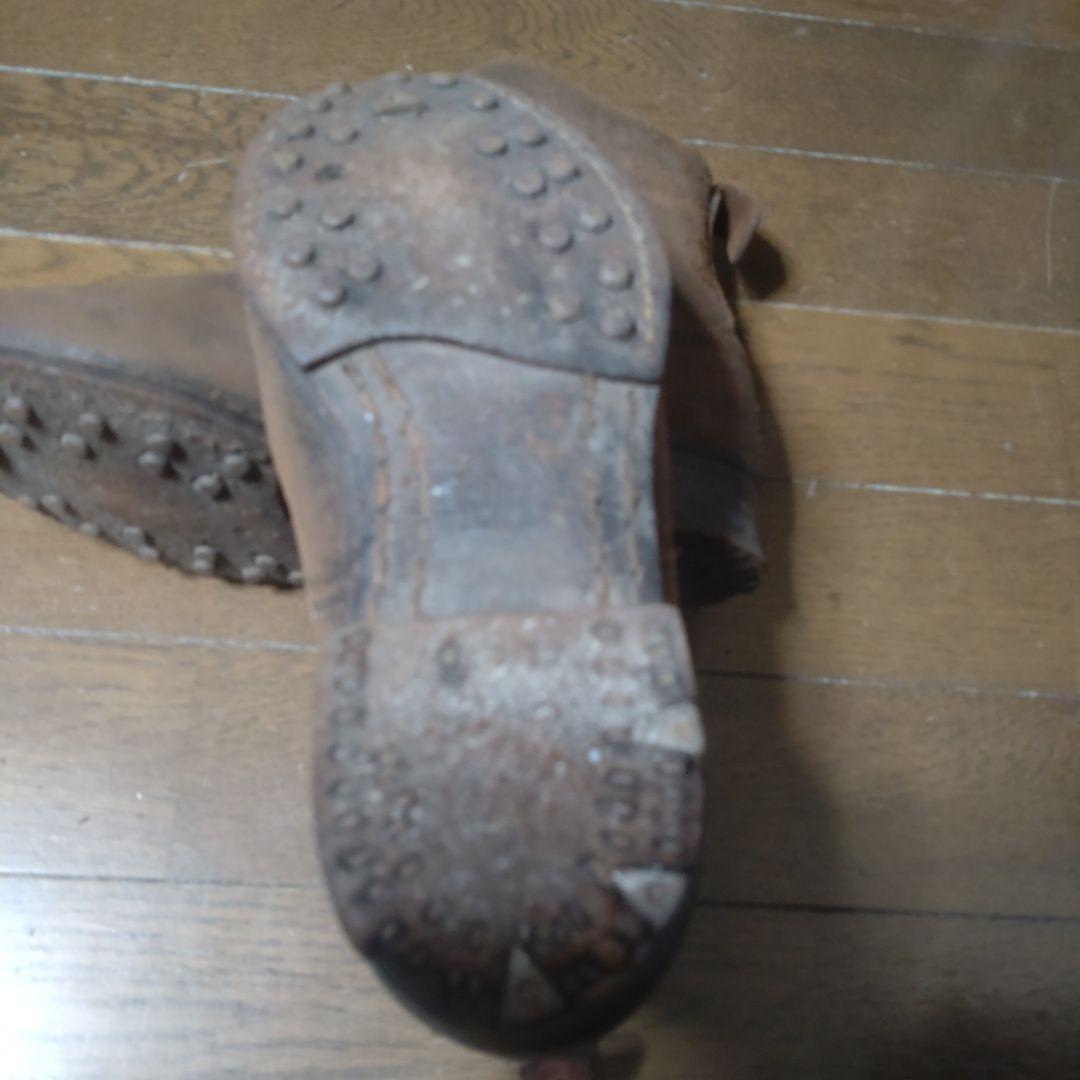 実物　旧日本軍歩兵用編上靴
