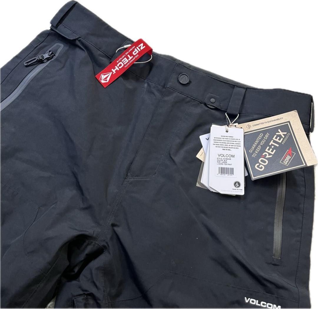 【新品未使用タグ付き】ボルコム スノボパンツ　スノーパンツ　黒　ゴアテックス　L