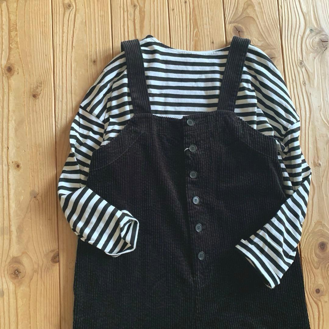 フィグロンドン コーデュロイサロペット