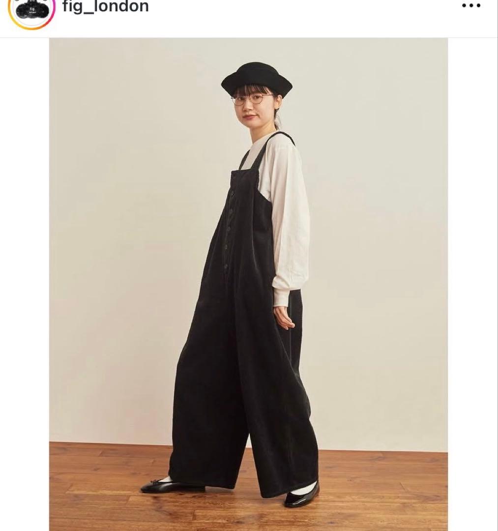 フィグロンドン コーデュロイサロペット