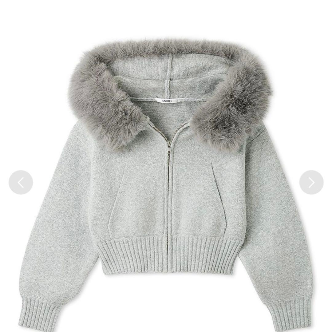 snidel 【USAGI ONLINE限定】ファーフードパーカー