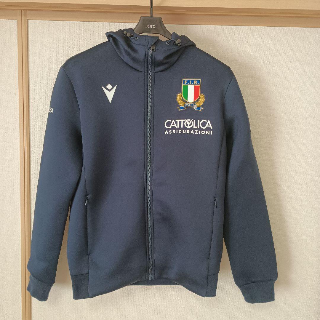 macron イタリア代表 パーカー Sサイズ