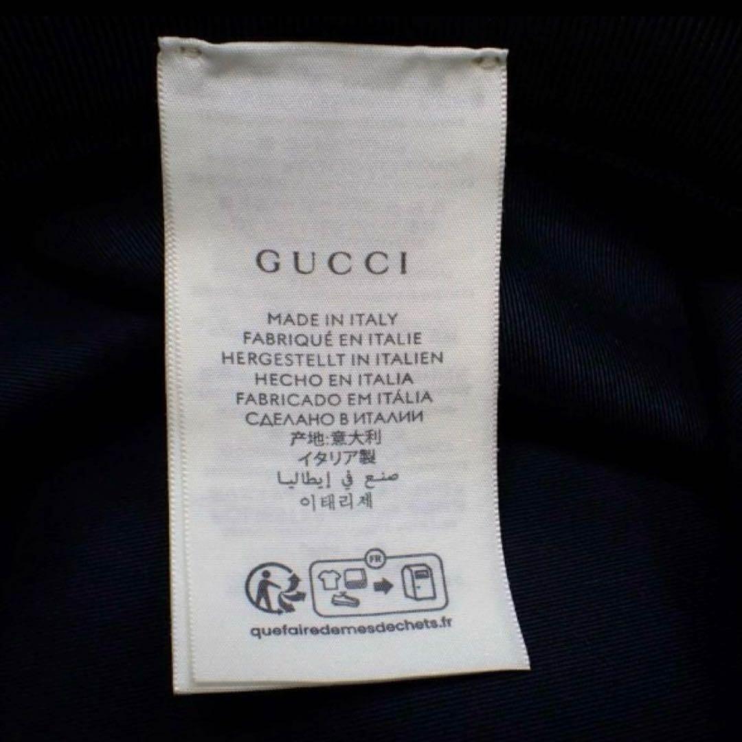 極美品✨GUCCI GGキャンバス バケットハット フェドラ ブラック