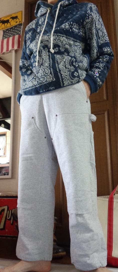 専用BEAMS/ビームス/ダブルニー/ペインター/スウェットパンツ