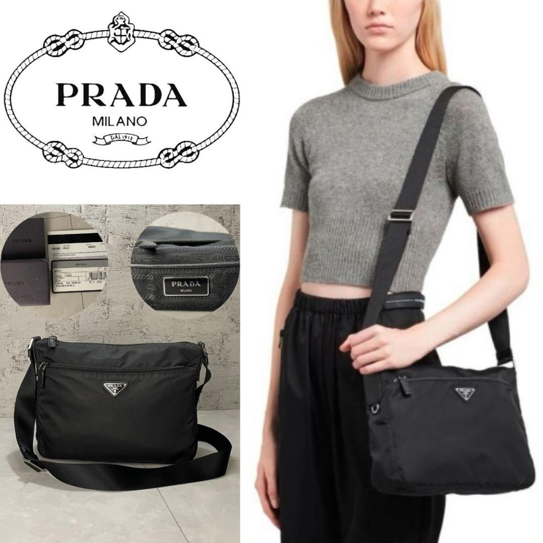 PRADA ショルダーバック プラダ クロスボディ サフィアーノ 1BC421
