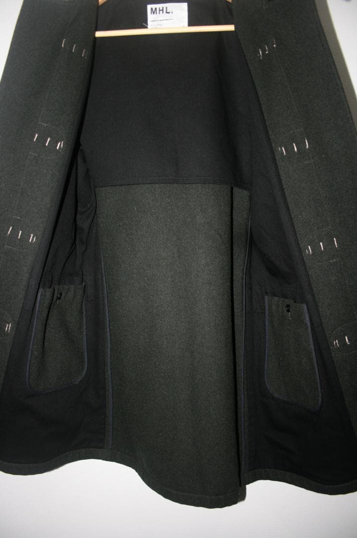 MHL. TOUGH WOOL MELTON ダッフルコート
