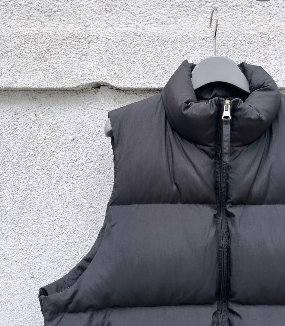 FEAT ダウンベスト ブラック サイズ2 BIRD 黒 定価¥36,300