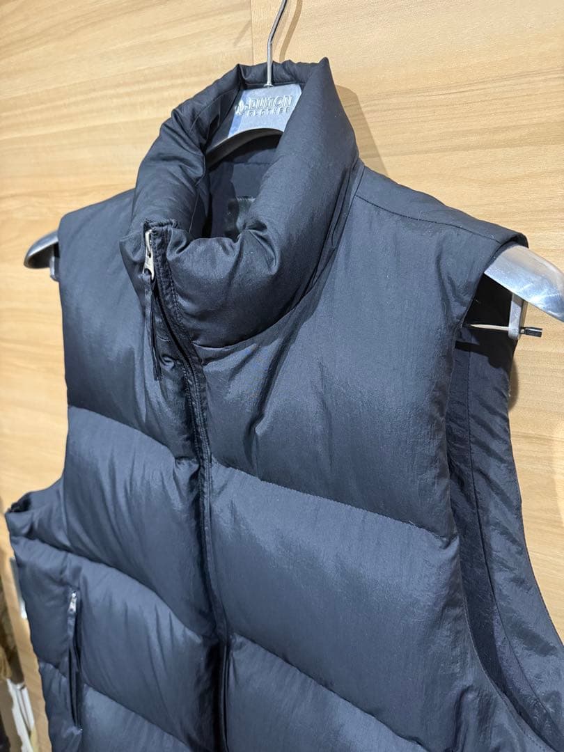 FEAT ダウンベスト ブラック サイズ2 BIRD 黒 定価¥36,300