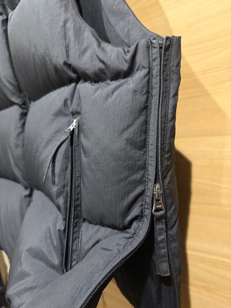 FEAT ダウンベスト ブラック サイズ2 BIRD 黒 定価¥36,300