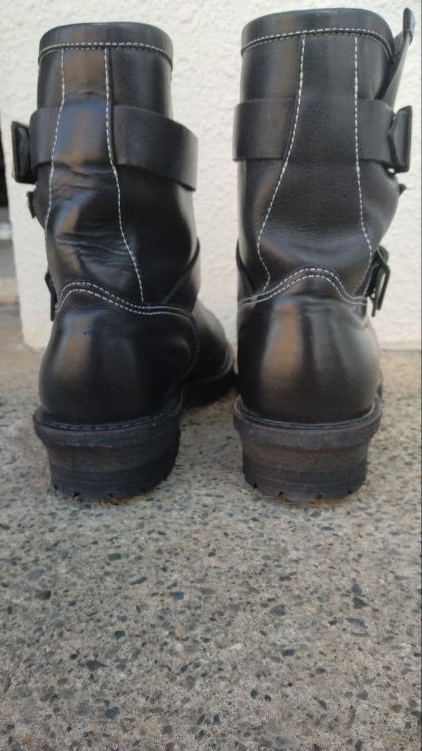 RALE16H ブラックエンジニアブーツ