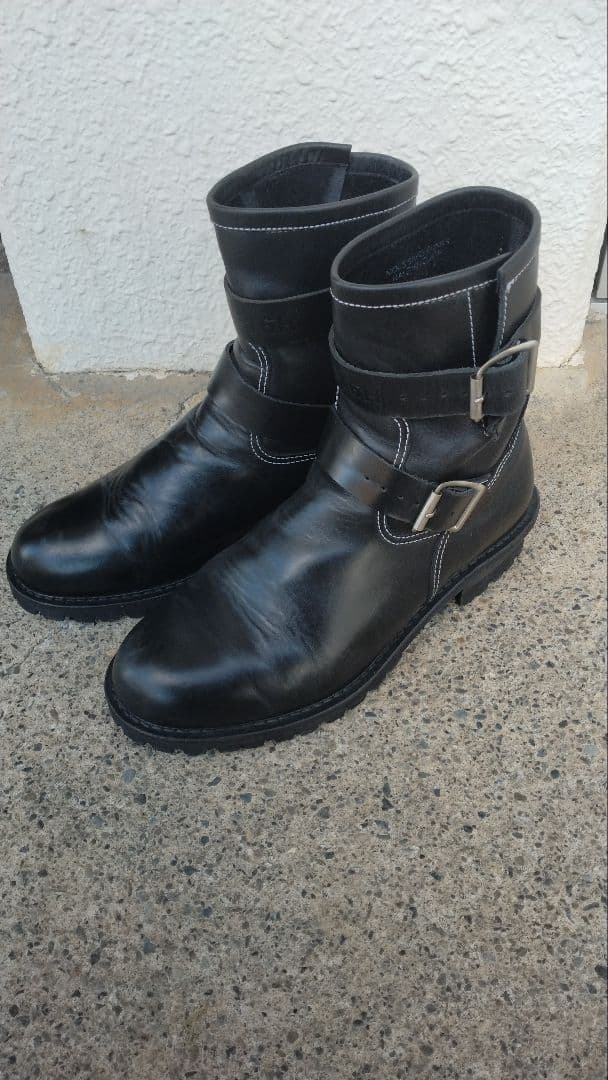 RALE16H ブラックエンジニアブーツ