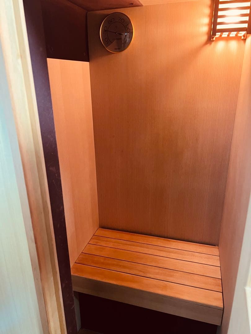 【美品】 TOTO 家庭用サウナ 最高90度　ととのい　ホームサウナ　100v