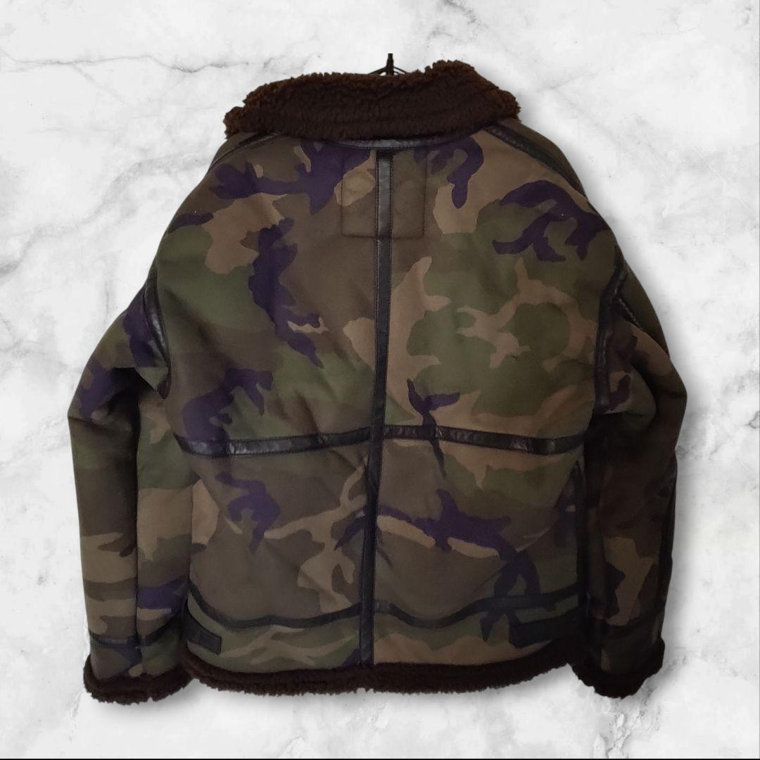 J.S.B. 裏ボア ブラウン 迷彩コラボジャケット