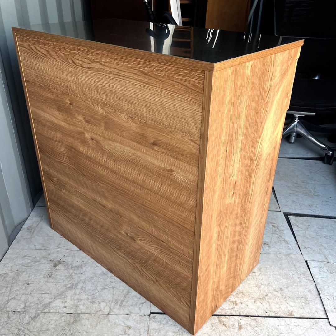 取付無料！ウニコ アディ ダストカウンターW820 北欧風ナチュラルカウンター✨