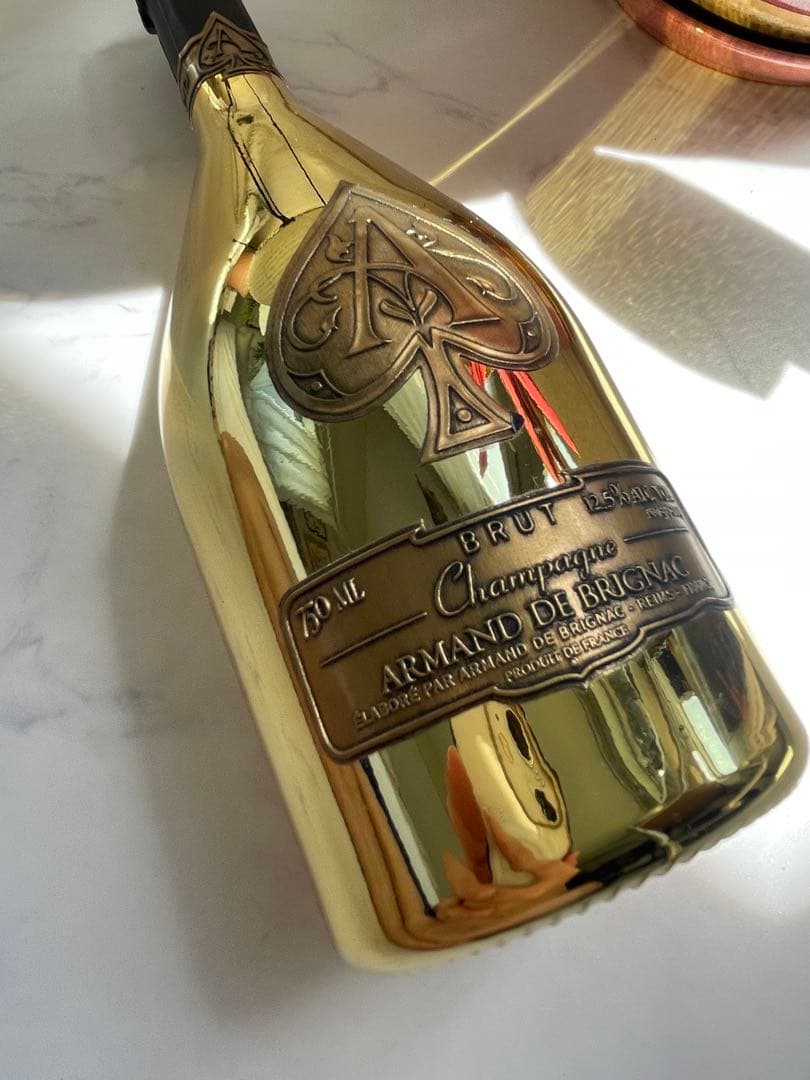 新品未開封　Armand de Brignac ゴールドシャンパン 750ml
