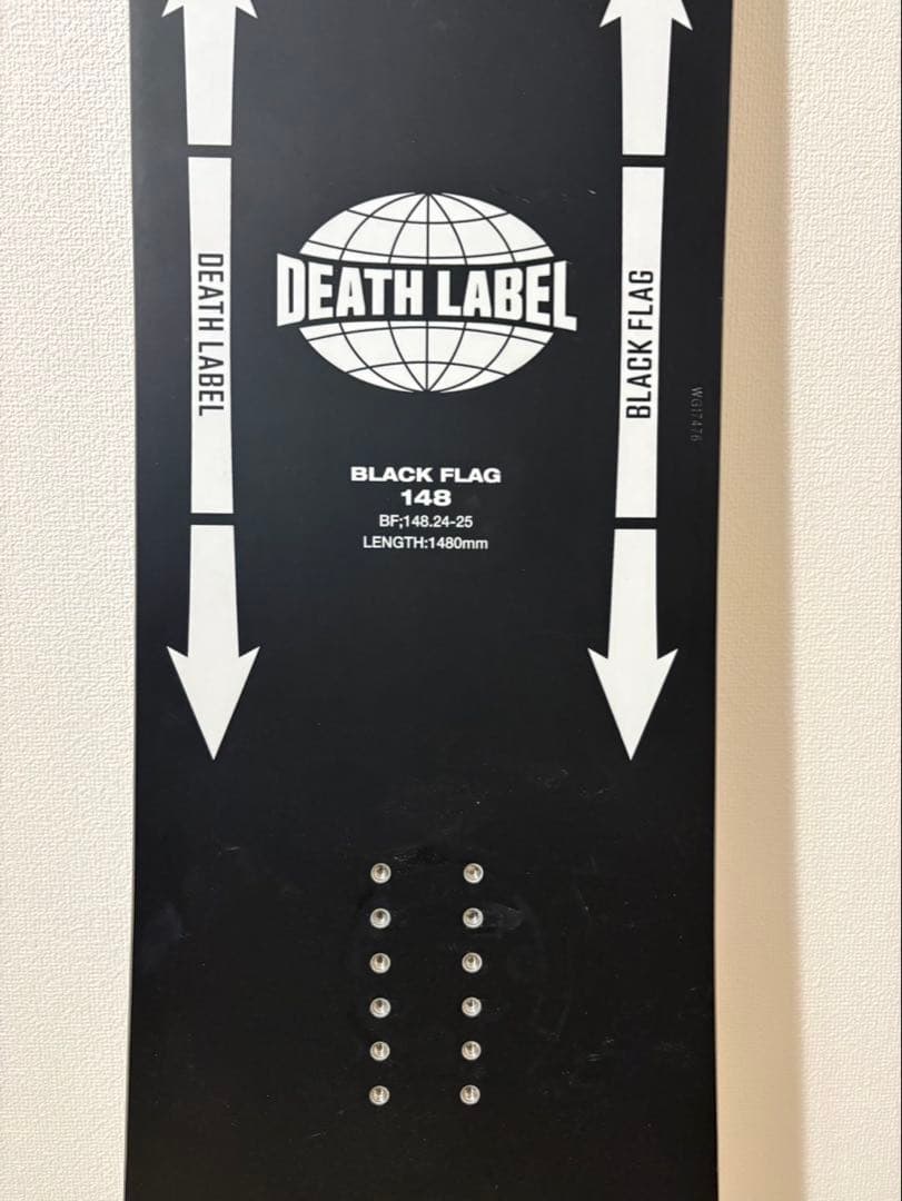DEATH LABEL BLACK FLAG 148cm スノーボード