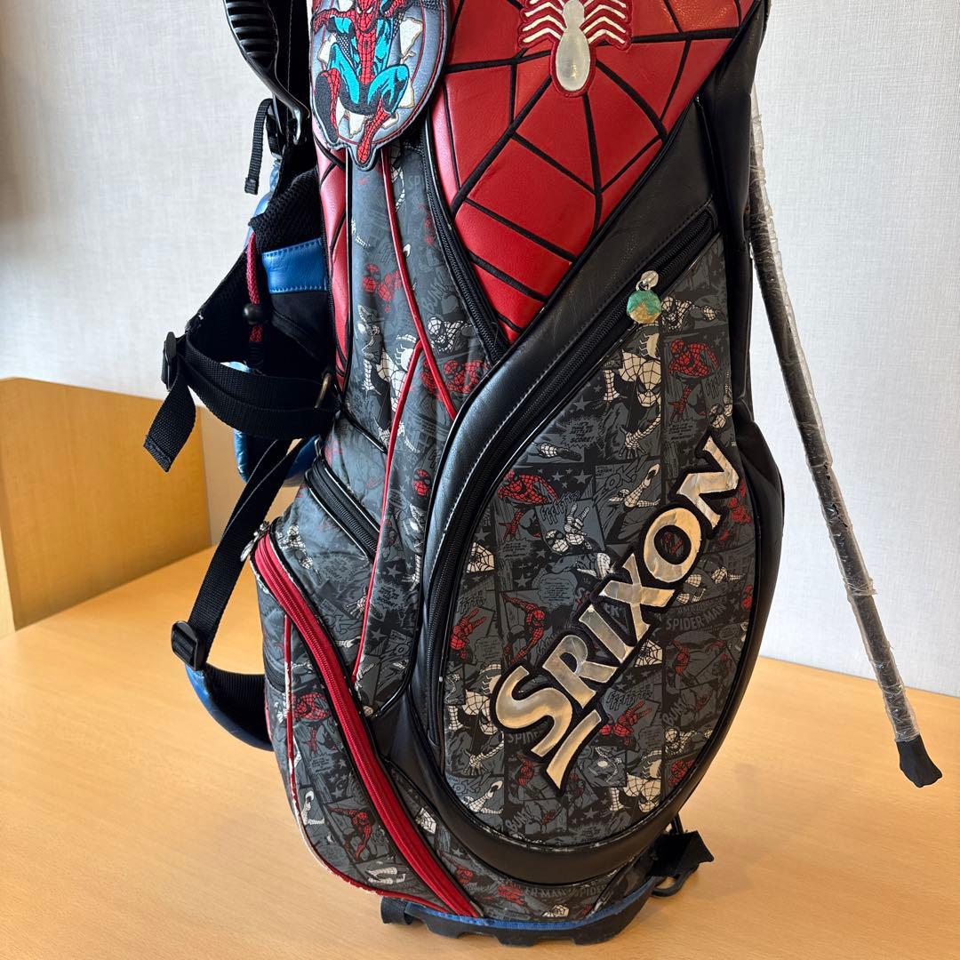 希少限定 ダンロップマーベル スリクソンスパイダーマン スタンドキャディーバッグ