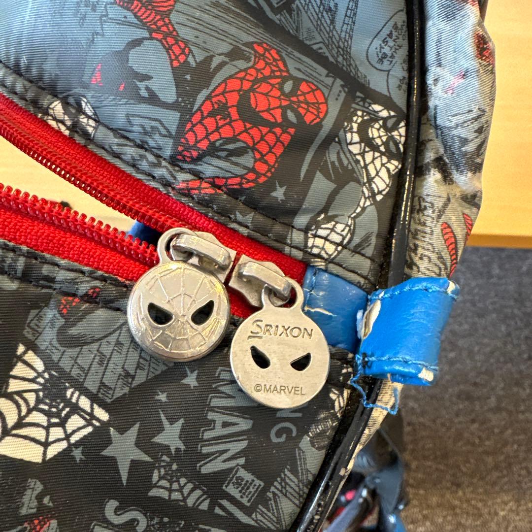 希少限定 ダンロップマーベル スリクソンスパイダーマン スタンドキャディーバッグ