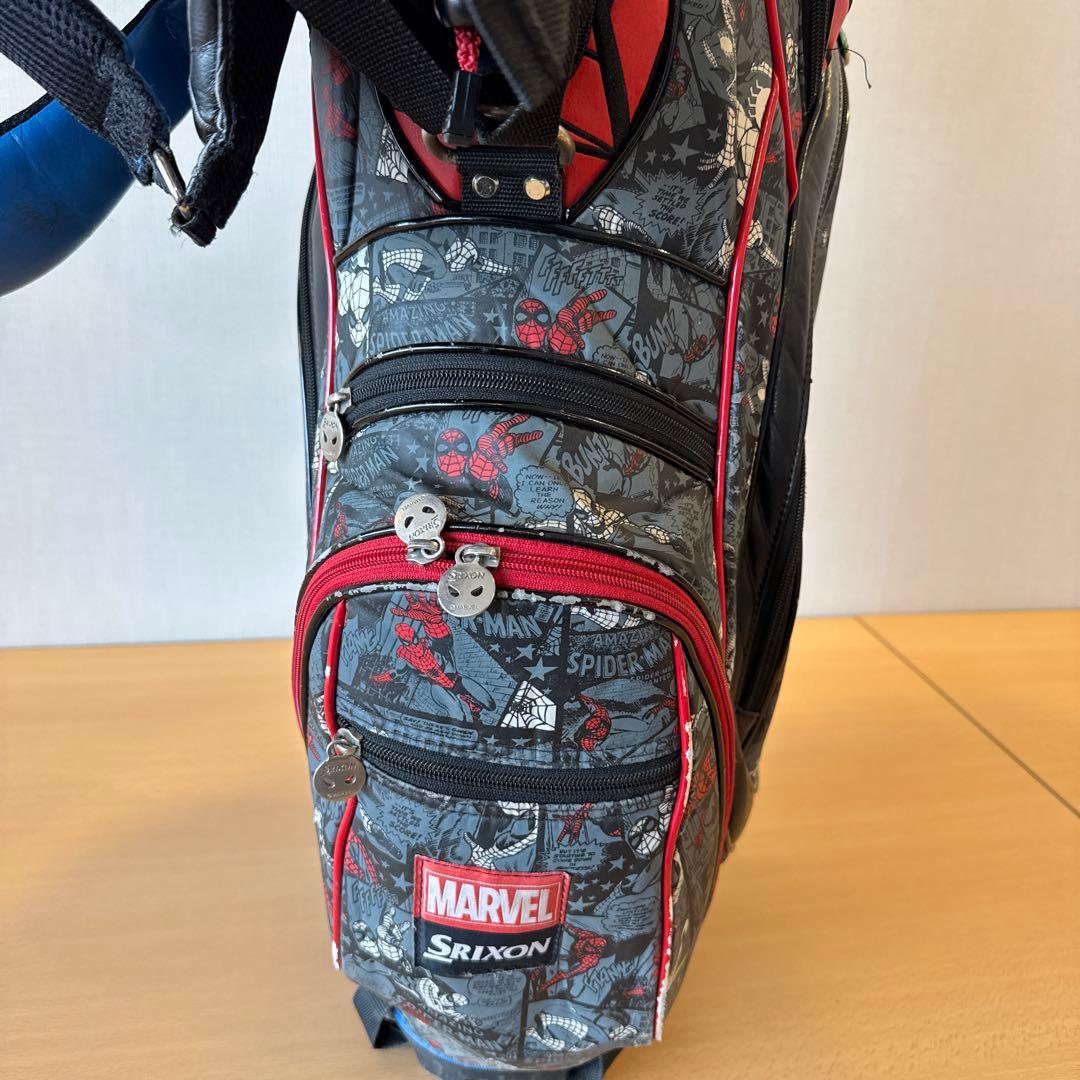 希少限定 ダンロップマーベル スリクソンスパイダーマン スタンドキャディーバッグ