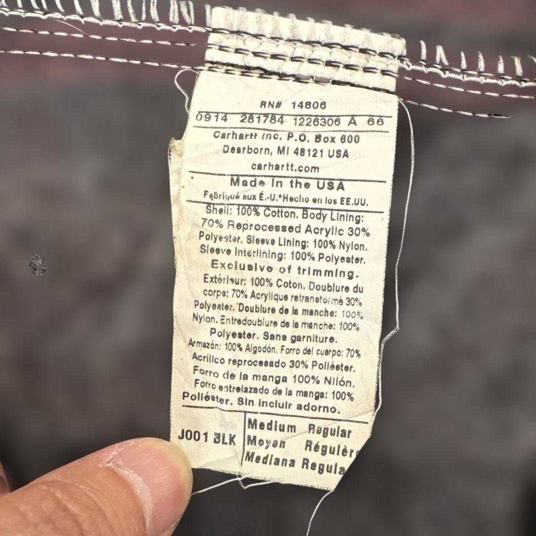Carhartt デトロイト ジャケット ブラック M 古着