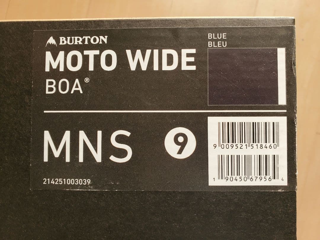 Burton バートン MOTO BOA WIDE FIT 27cm Blue