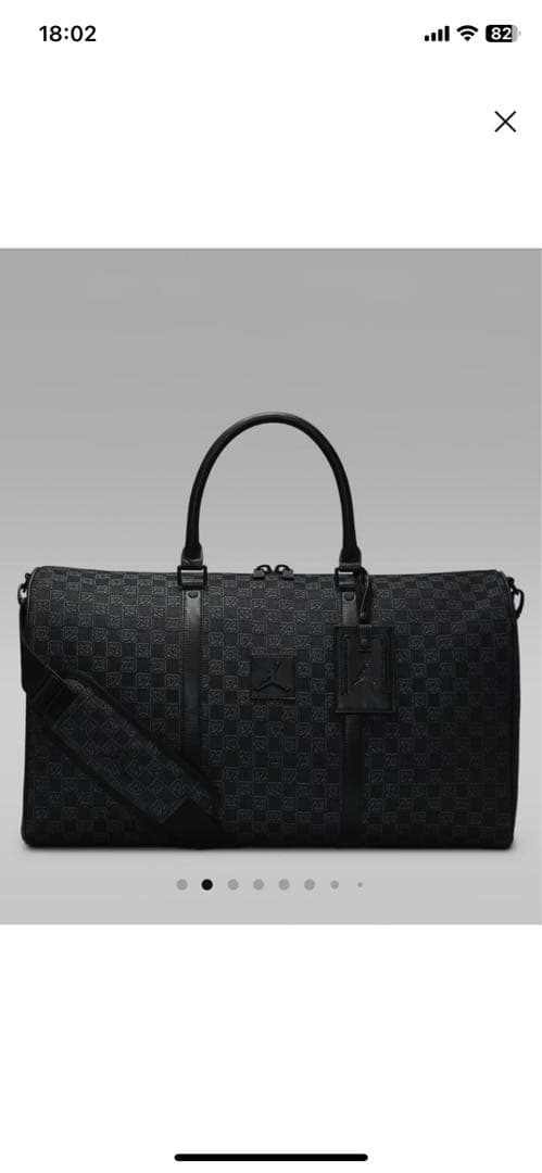 NIKE (ナイキ) JORDAN モノグラム ダッフルバッグ　40L