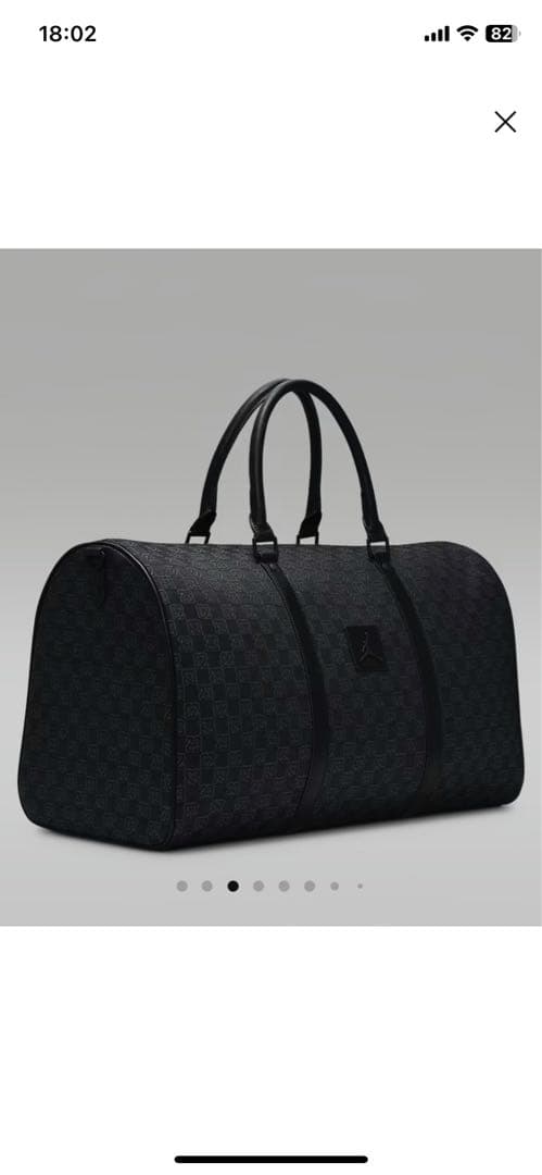 NIKE (ナイキ) JORDAN モノグラム ダッフルバッグ　40L