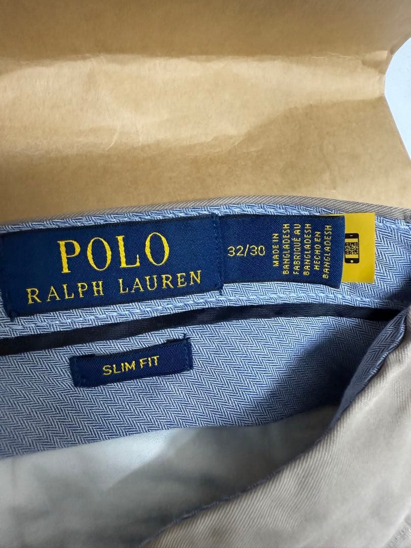 ラルフローレンRALPHLAURENストレッチスリム フィットチノパンツ32