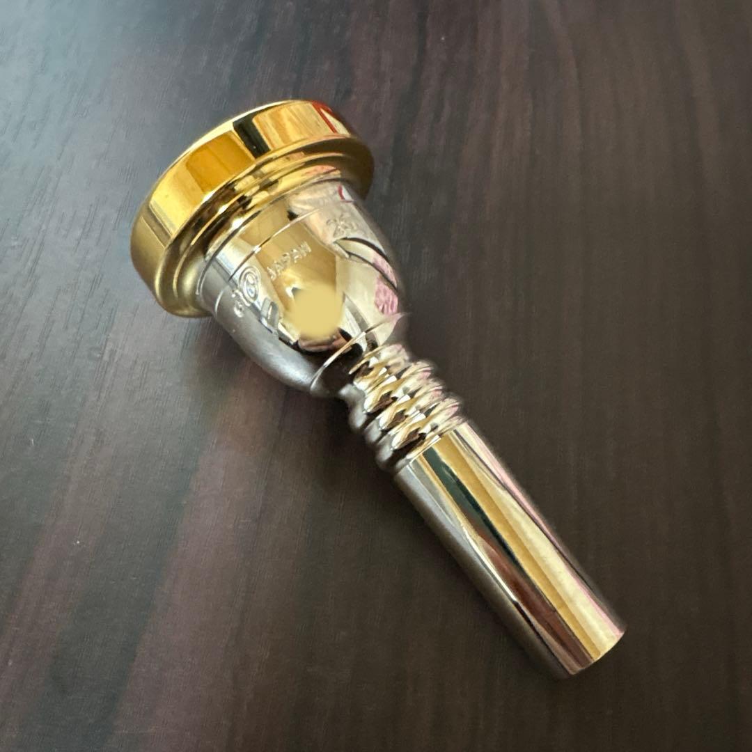 【未使用】XO-CUSTOM バストロンボーンマウスピース 2G(太管)