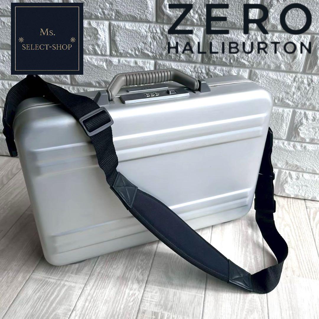 【希少】ゼロハリバートン 2way アタッシュケース ビジネスバッグ アルミ