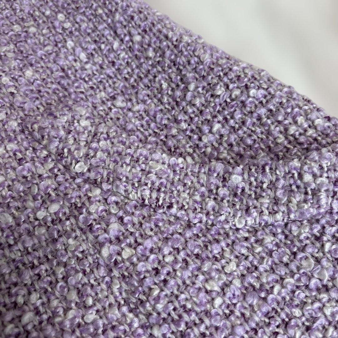 《美品》ルネRene TISSUE社　ピンク　パープル　ワンピース　36