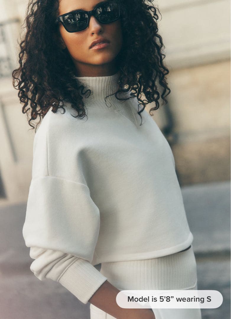 alo yoga スウェット 正規品 ホワイト 新品未使用 日本サイズS相当