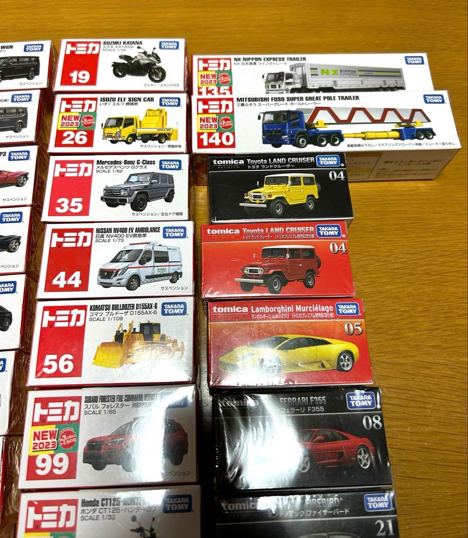 よ*ん様 トミカ　35台　まとめ売り　新品未開封　プレミアム　ロング　ミニカー