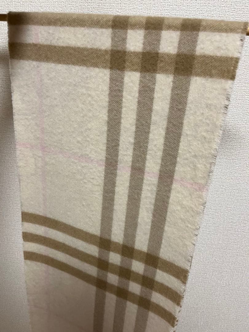 BURBERRY　バーバリー　マフラー　カシミア100％　リバーシブル