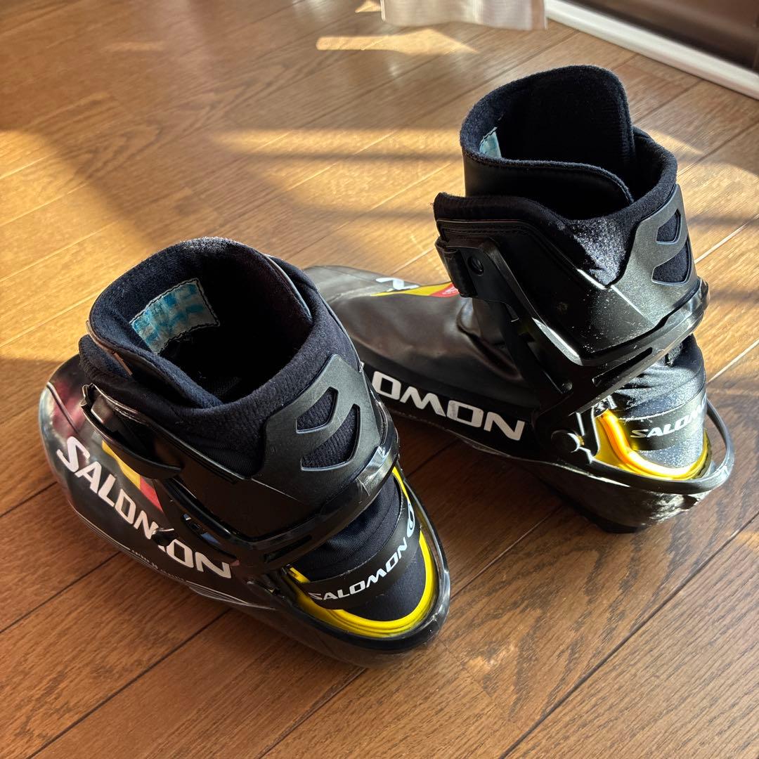 SALOMON スキー用ブーツ ブラック/イエロー