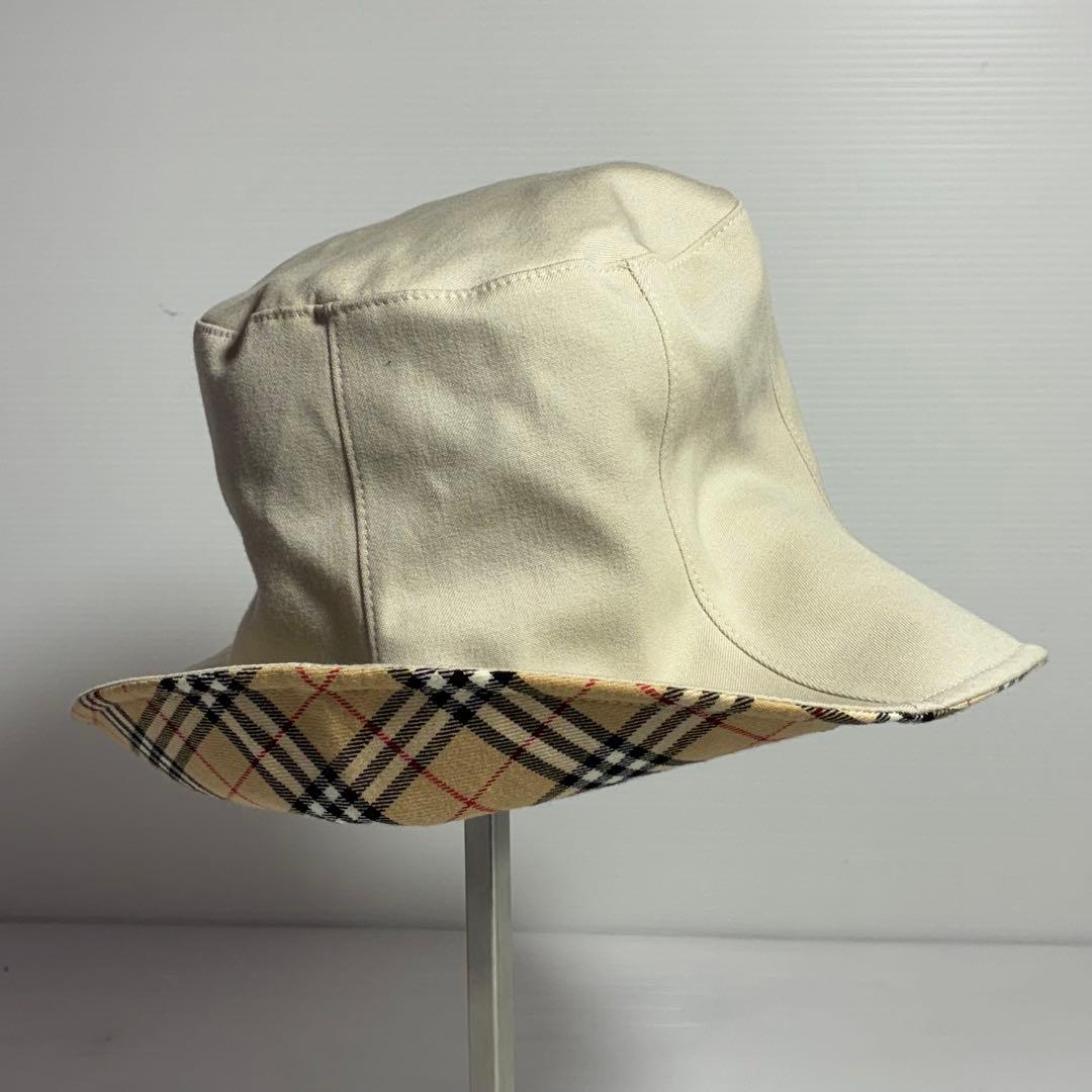 【美品】BURBERRY GOLF　バケットハット　ノヴァチェック　ベージュ
