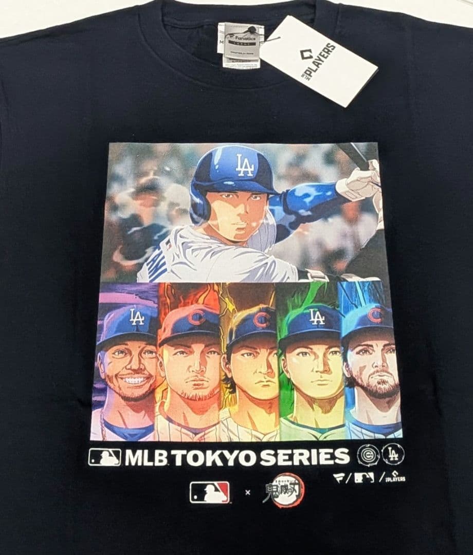 MLB公式 カブス ドジャース 鬼滅 コラボ Lサイズ 大谷翔平