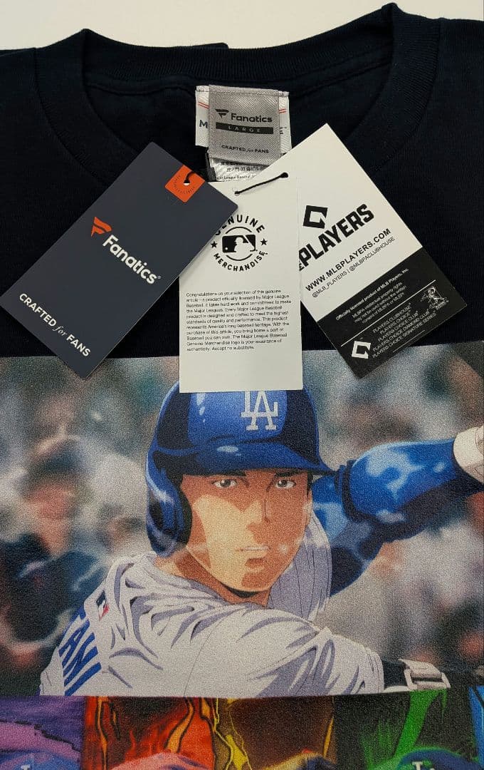 MLB公式 カブス ドジャース 鬼滅 コラボ Lサイズ 大谷翔平